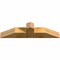 Ekena Millwork Portland Rough Sawn Timber Gable Bracket, Western Red Cedar, 48"W x 12"H x 6"D x 6"F, 6/12 Pitch GBW048X12X0606POR00RWR - alternate 2